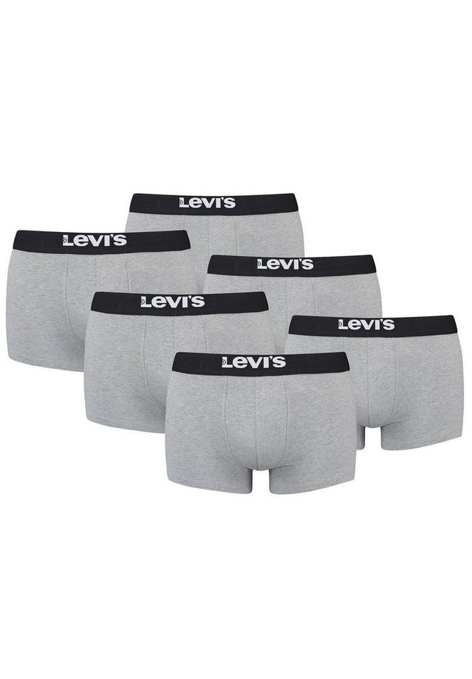 Levi's® Boxershorts LEVIS MEN SOLID BASIC TRUNK ORGANIC CO 6er Pack (Set, 6-St., 6er-Pack) von Levi's®