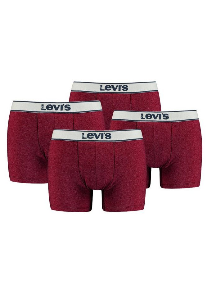 Levi's® Boxershorts LEVIS MEN VINTAGE HEATHER BOXER BRIEF 4er Pack (Set, 4-St., 4er-Pack) von Levi's®