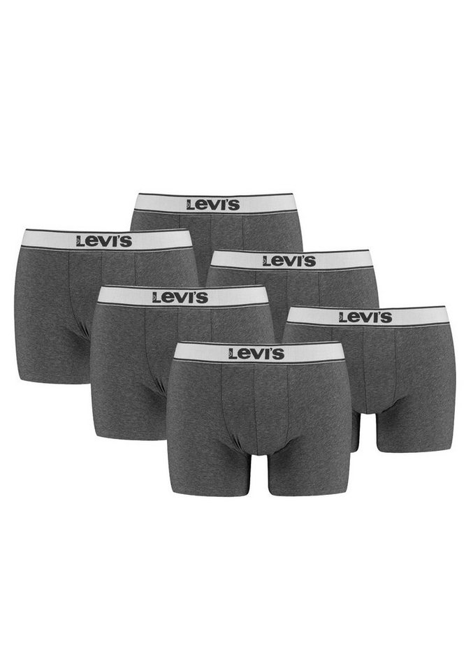 Levi's® Boxershorts LEVIS MEN VINTAGE HEATHER BOXER BRIEF 6er Pack (Set, 6-St., 6er-Pack) von Levi's®