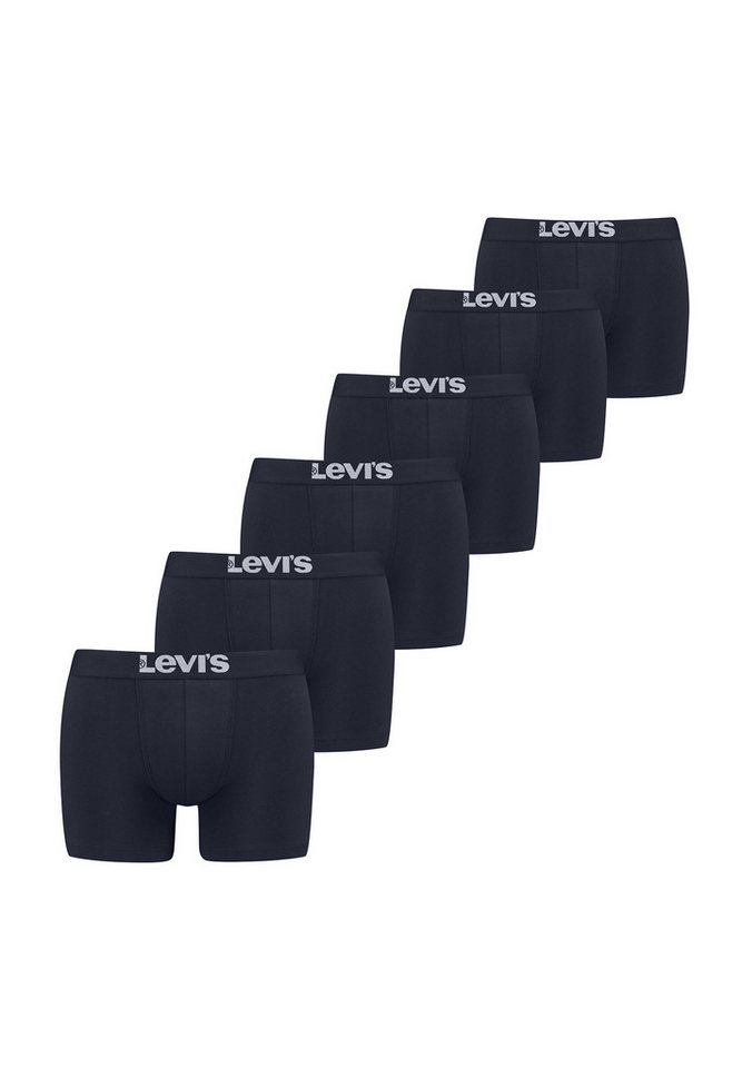 Levi's® Boxershorts LEVIS Men Solid Basic Boxer 6P (Spar-Pack, 6-St., 6er-Pack) von Levi's®