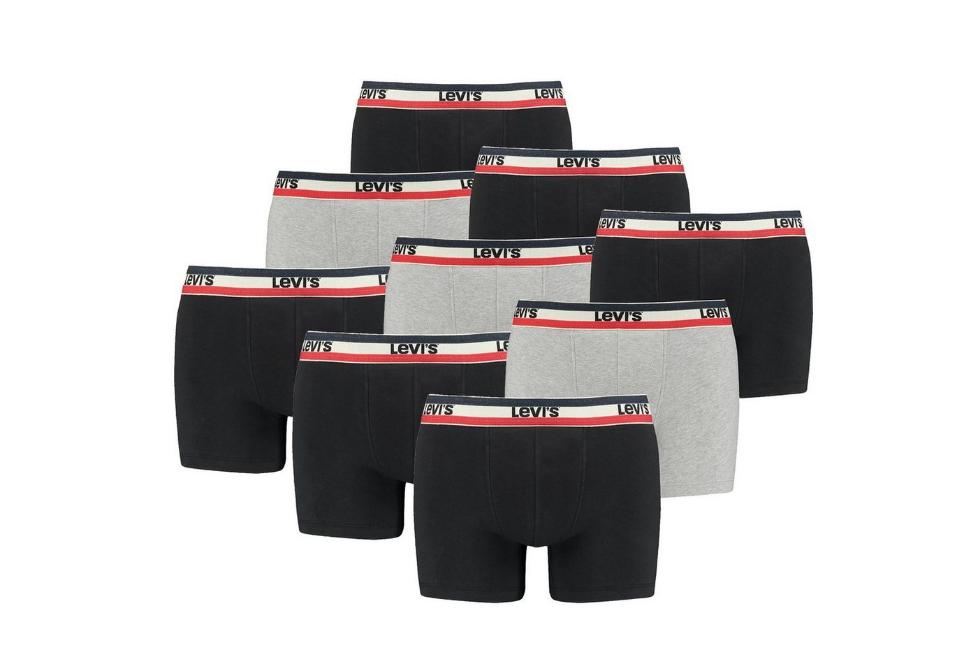 Levi's® Boxershorts LEVIS Men Sprtswr Logo Boxer 9P (9-St., 9er-Pack) von Levi's®