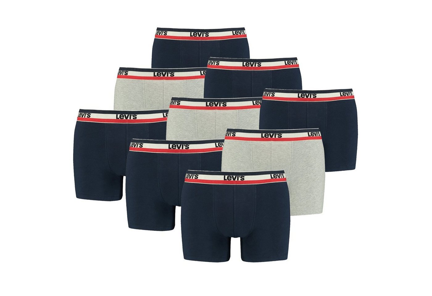 Levi's® Boxershorts LEVIS Men Sprtswr Logo Boxer 9P (9-St., 9er-Pack) von Levi's®