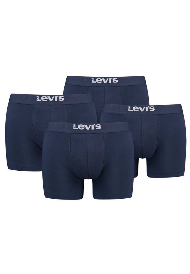 Levi's® Boxershorts MEN SOLID BASIC BOXER BRIEF ORGANIC CO 4er Pack (Set, 4-St., 4er-Pack) von Levi's®