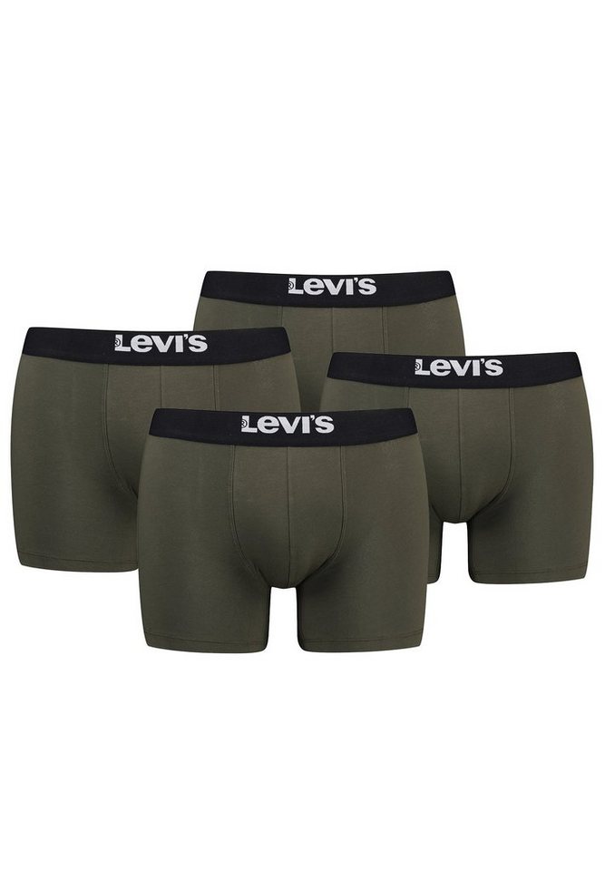 Levi's® Boxershorts MEN SOLID BASIC BOXER BRIEF ORGANIC CO 4er Pack (Set, 4-St., 4er-Pack) von Levi's®