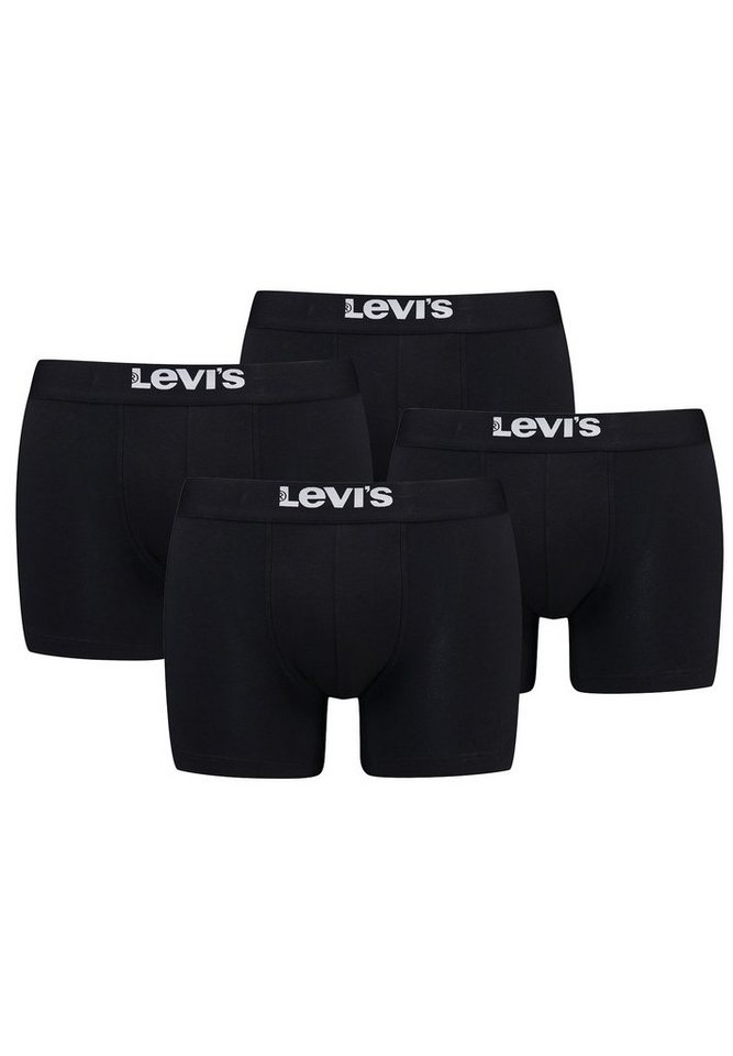 Levi's® Boxershorts MEN SOLID BASIC BOXER BRIEF ORGANIC CO 4er Pack (Set, 4-St., 4er-Pack) von Levi's®