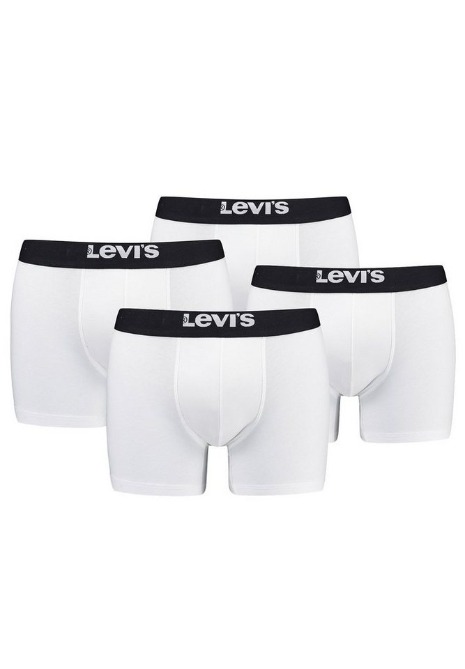 Levi's® Boxershorts MEN SOLID BASIC BOXER BRIEF ORGANIC CO 4er Pack (Set, 4-St., 4er-Pack) von Levi's®