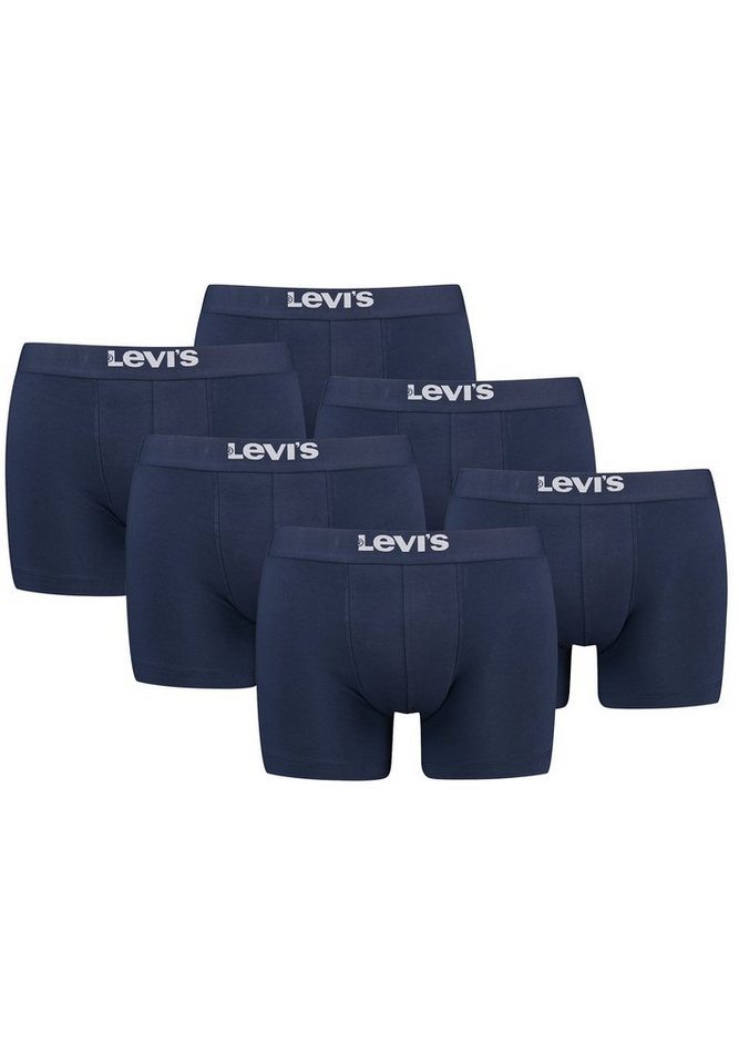 Levi's® Boxershorts MEN SOLID BASIC BOXER BRIEF ORGANIC CO 6er Pack (Set, 6-St., 6er-Pack) von Levi's®