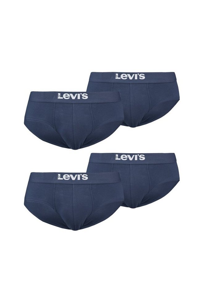 Levi's® Boxershorts MEN SOLID BASIC BRIEF ORGANIC CO 4er Pack (Set, 4-St., 4er-Pack) von Levi's®