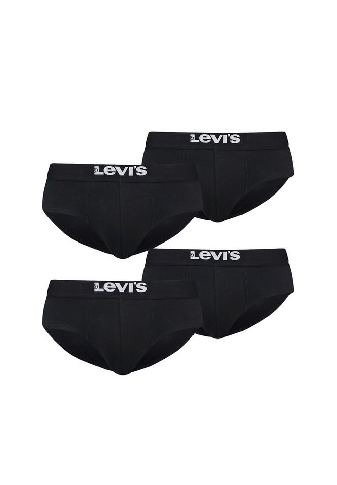 Levi's® Boxershorts MEN SOLID BASIC BRIEF ORGANIC CO 4er Pack (Set, 4-St., 4er-Pack) von Levi's®