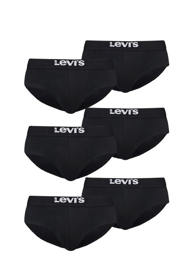 Levi's® Boxershorts MEN SOLID BASIC BRIEF ORGANIC CO 6er Pack (Set, 6-St., 6er-Pack) von Levi's®