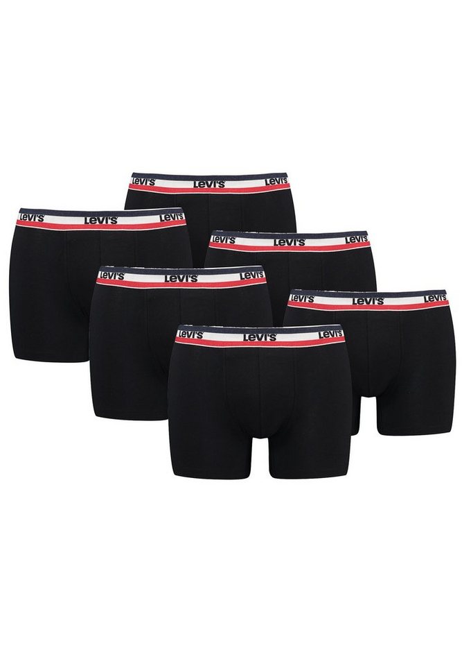 Levi's® Boxershorts MEN SPRTSWR LOGO BOXER BRIEF ORGANIC CO 6er Pack (Set, 6-St., 6er-Pack) von Levi's®