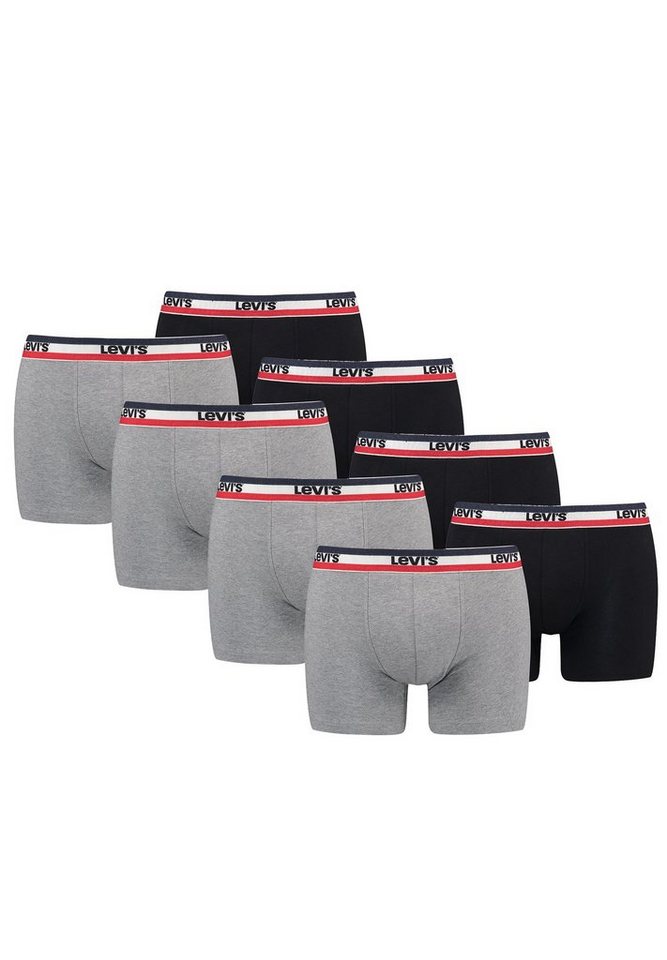 Levi's® Boxershorts MEN SPRTSWR LOGO BOXER BRIEF ORGANIC CO 6er Pack (Set, 8-St., 8er-Pack) von Levi's®