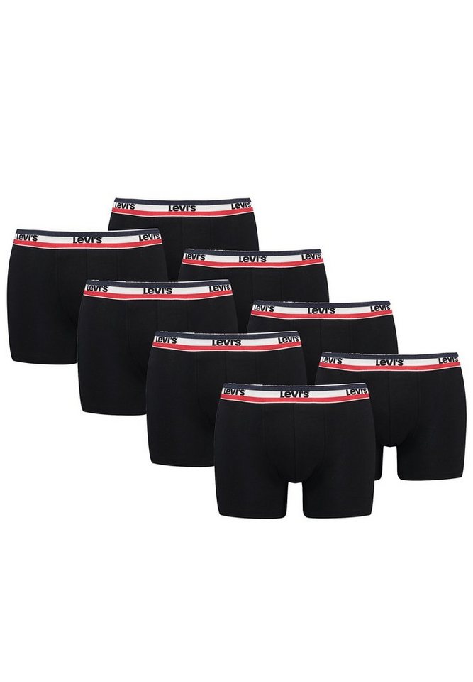 Levi's® Boxershorts MEN SPRTSWR LOGO BOXER BRIEF ORGANIC CO 6er Pack (Set, 8-St., 8er-Pack) von Levi's®