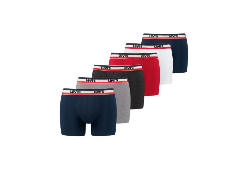 Levi's® Boxershorts Men Sportswear Logo Boxer (Packung, 6er-Pack) mit Logo-Bund von Levi's®