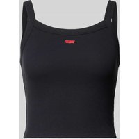 Levi's® Crop Top mit Label-Stitching in Black, Größe L von Levi's®