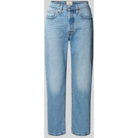 Levi's® Cropped Jeans mit Eingrifftaschen Modell '501 CROP' in Dunkelblau, Größe 27/30 von Levi's®