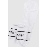 Levi's® Füßlinge mit Label-Print im 2er-Pack in Weiss, Größe 39-42 von Levi's®