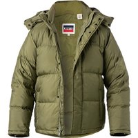 Levi's® Herren Daunenjacke grün Mikrofaser unifarben von Levi's®