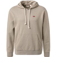 Levi's® Herren Hoodie beige Baumwolle unifarben von Levi's®