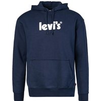 Levi's® Herren Hoodie blau Baumwolle unifarben von Levi's®