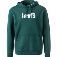 Levi's® Herren Hoodie grün Baumwolle unifarben von Levi's®