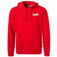 Levi's® Herren Hoodie rot Baumwolle unifarben von Levi's®