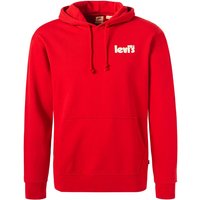 Levi's® Herren Hoodie rot Baumwolle unifarben von Levi's®