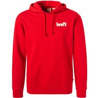 Levi's® Herren Hoodie rot Baumwolle unifarben von Levi's®