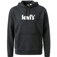 Levi's® Herren Hoodie schwarz Baumwolle unifarben von Levi's®