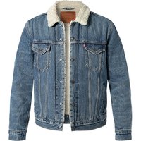 Levi's® Herren Jeansjacke blau Baumwolle unifarben von Levi's®