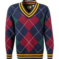 Levi's® Herren Pullover Multicolor Baumwolle Raute und Karo von Levi's®