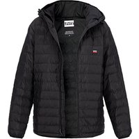 Levi's® Herren Steppjacke schwarz Mikrofaser unifarben von Levi's®