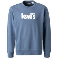 Levi's® Herren Sweatshirt blau Baumwolle unifarben von Levi's®