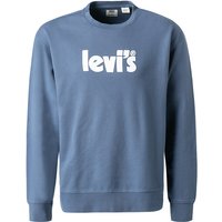 Levi's® Herren Sweatshirt blau Baumwolle unifarben von Levi's®