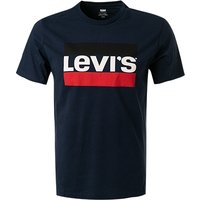 Levi's® Herren T-Shirt blau Baumwolle von Levi's®