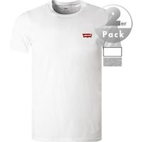 Levi's® Herren T-Shirts grau Baumwolle von Levi's®