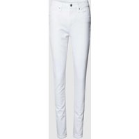 Levi's® High Waist Slim Fit Jeans im 5-Pocket-Design Modell '721' in Weiss, Größe 25/30 von Levi's®