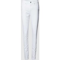 Levi's® High Waist Slim Fit Jeans im 5-Pocket-Design Modell '721' in Weiss, Größe 27/32 von Levi's®