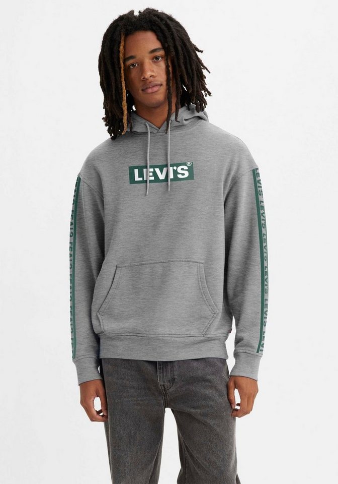 Levi's® Hoodie RELAXED GRAPHIC in melierter Optik mit Logoschriftzug an den Ärmeln von Levi's®