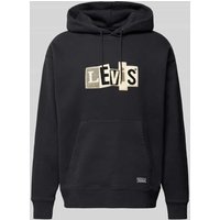 Levi's® Hoodie mit Label-Patch Modell 'SKATE' in Black, Größe XS von Levi's®