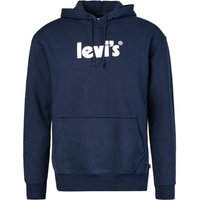 Levi's® Herren Hoodie blau Baumwolle unifarben von Levi's®