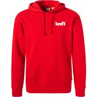 Levi's® Herren Hoodie rot Baumwolle unifarben von Levi's®