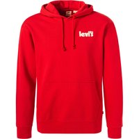 Levi's® Herren Hoodie rot Baumwolle unifarben von Levi's®