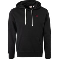 Levi's® Herren Hoodie schwarz Baumwolle unifarben von Levi's®