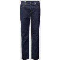 Levi's® Straight Fit Jeans mit Stretch-Anteil Modell '502' in Dunkelblau, Größe 30/30 von Levi's®