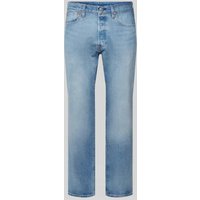 Levi's® Jeans in 5-Pocket-Design Modell '501' in Hellblau, Größe 33/36 von Levi's®