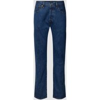 Levi's® Jeans mit Label-Patch Modell "501 STONE WASH" in Jeansblau, Größe 32/34 von Levi's®