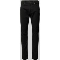 Levi's® Jeans mit unifarbenem Design Modell "512 NIGHTSHINE" in Black, Größe 32/34 von Levi's®