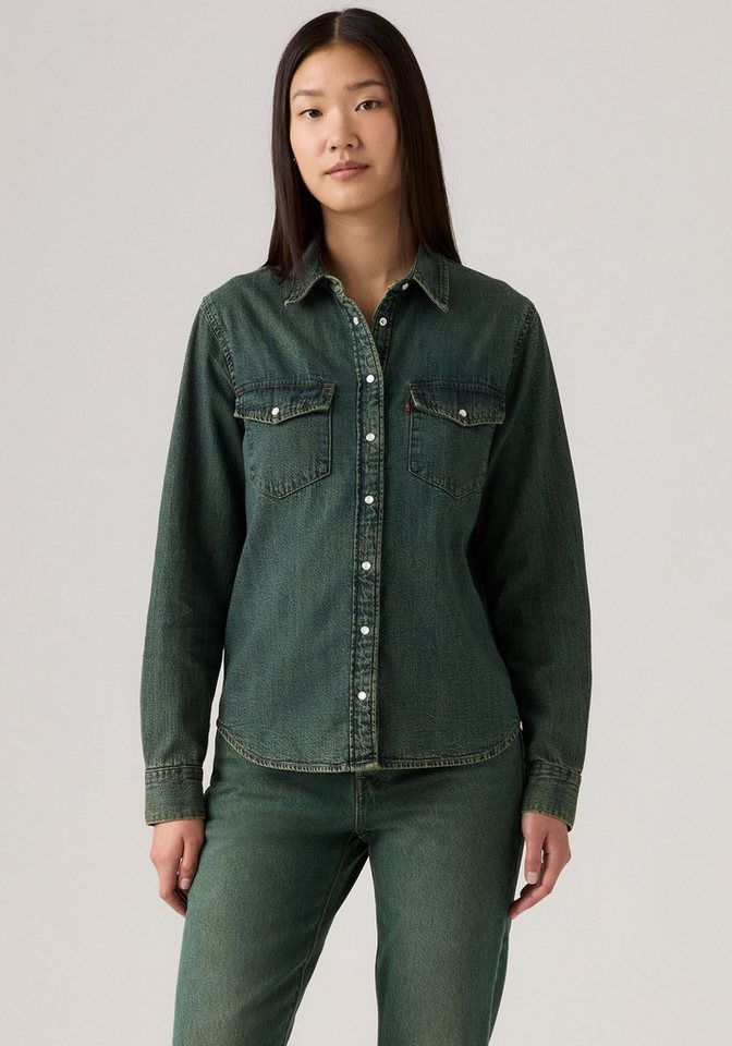 Levi's® Jeansbluse ESSENTIAL WESTERN mit Brusttaschen mit Druckknöpfen von Levi's®
