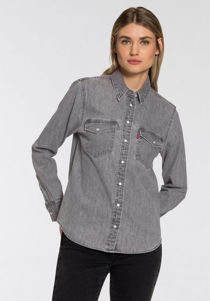 Levi's® Jeansbluse ESSENTIAL WESTERN mit Brusttaschen mit Druckknöpfen von Levi's®